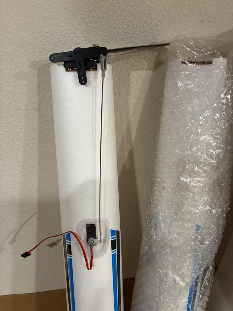 33” RC Airplane Pontoon Set With Rudder Controls