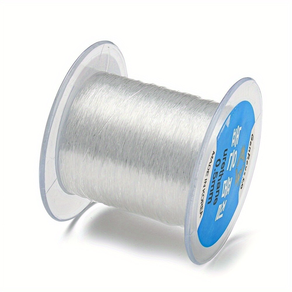 1Roll Elastic Thread Clear 0.5mm about 196.85 yards(180m)/roll
