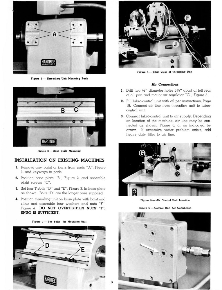 Hardinge HC Chucking Machine Auto Threading Unit Maintenance Manual #1311