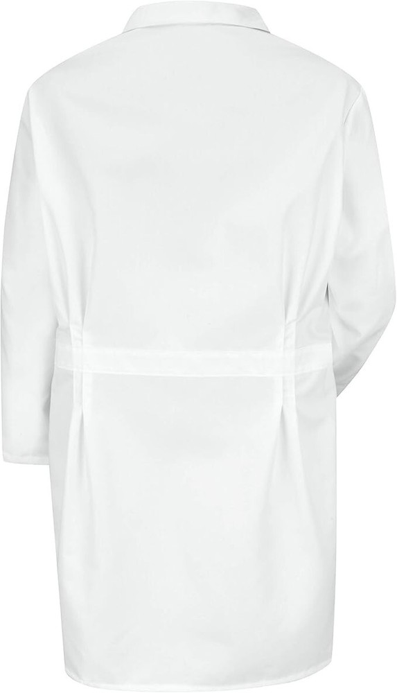 Red Kap Men's Staff Coat, White