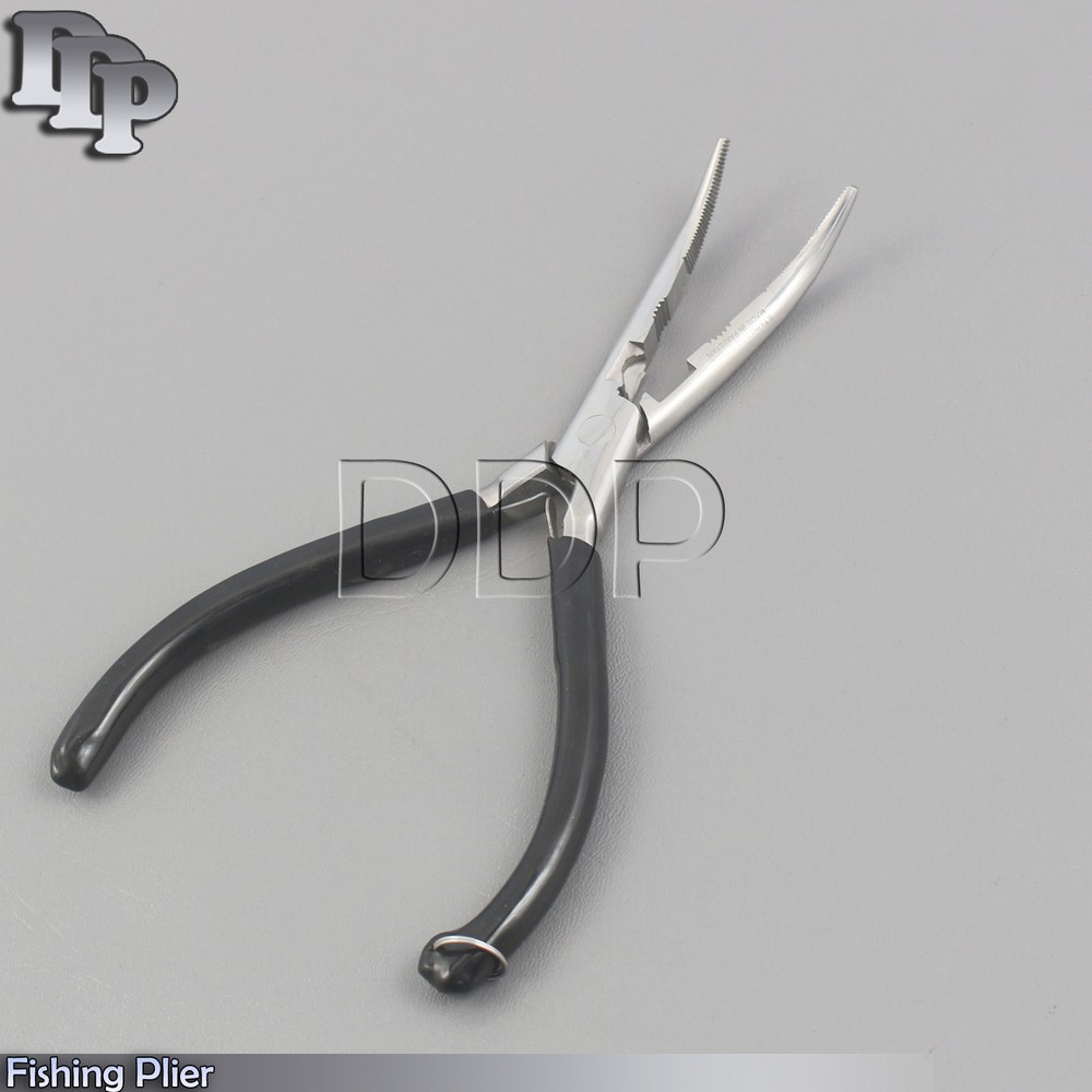 Fishing Plier Wire Line Cutter Split Ring Scissors Hook Remover Trackle Tool New