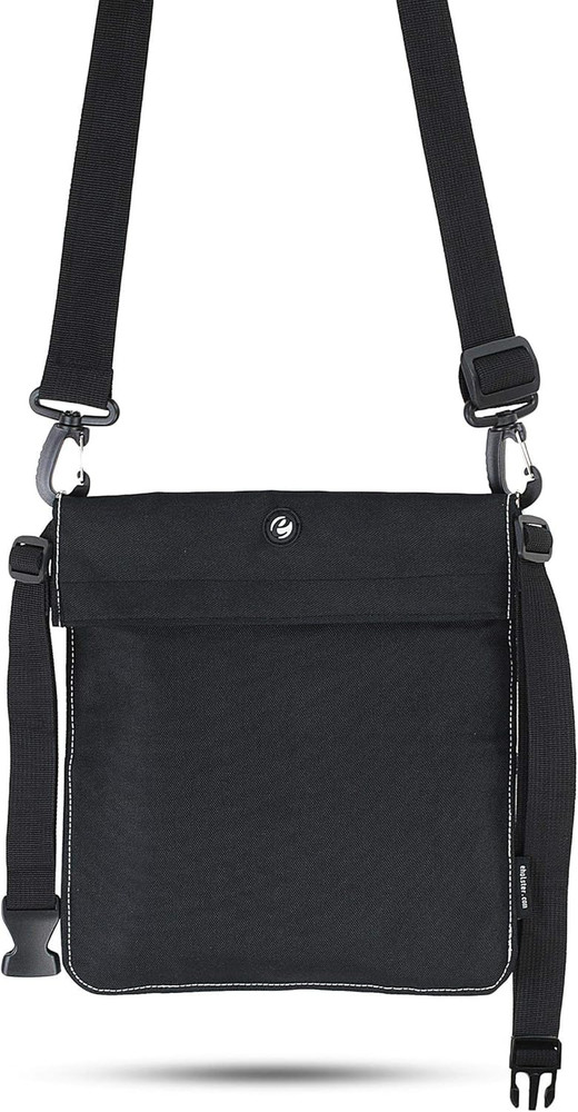 Waitress Apron with 5 Pockets - Black Server Apron with Adjustable/Removable Wai
