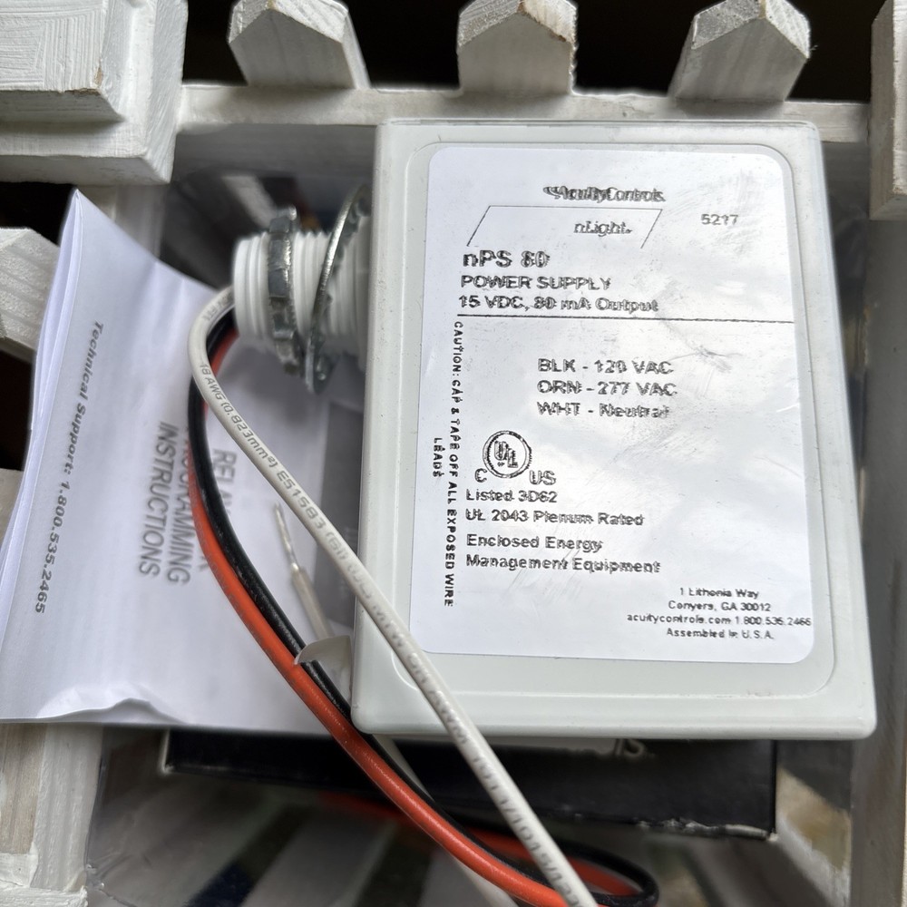 ACUITY CONTROLS SENSOR SWITCH NPS 80