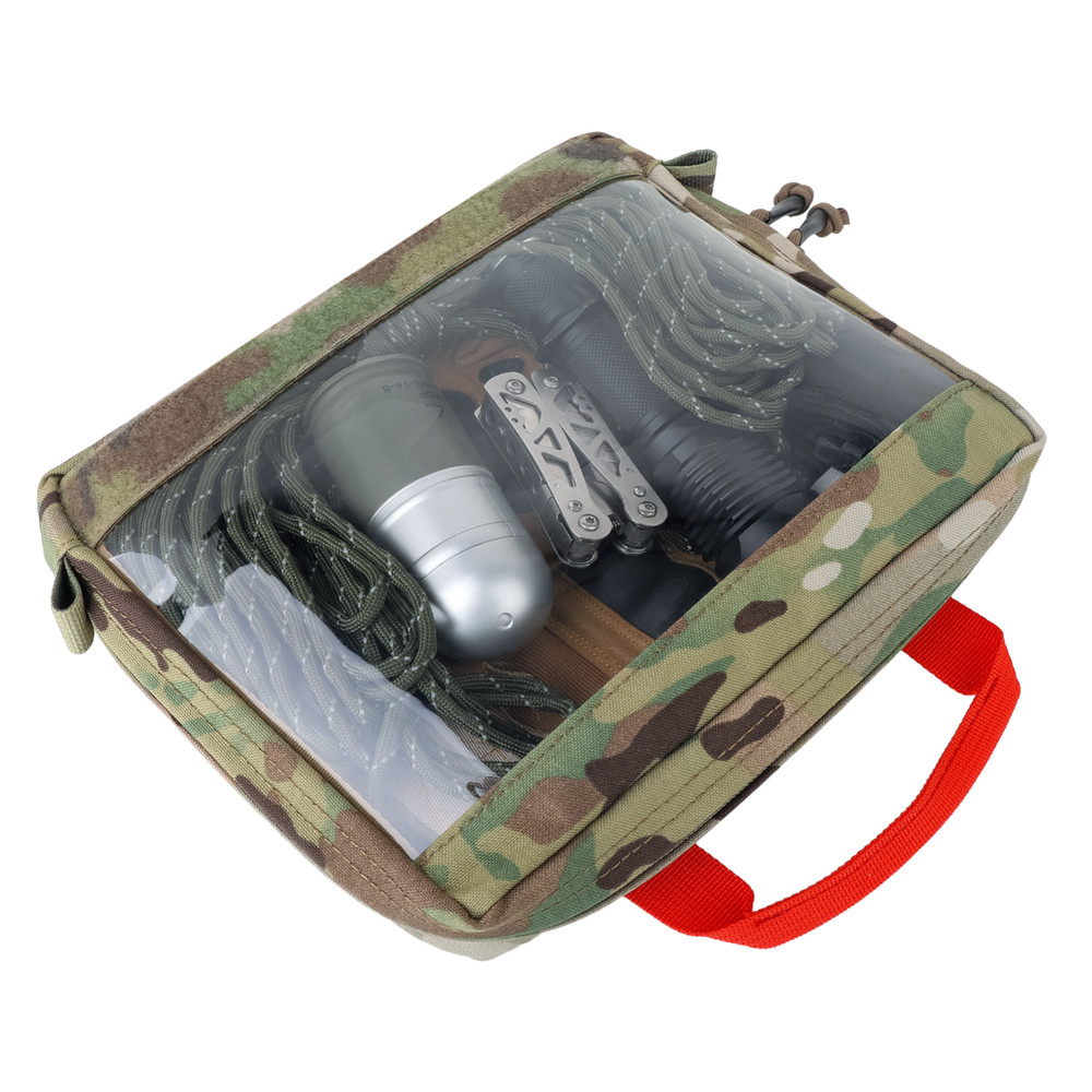 KRYDEX Clear Top Insert Cube Organizer Hook Back Packing Travel Backpack Large