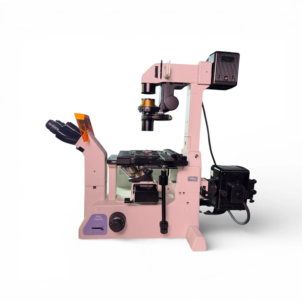 Nikon Eclipse TE200 Inverted Microscope Fluorescence Hoffman Constrast