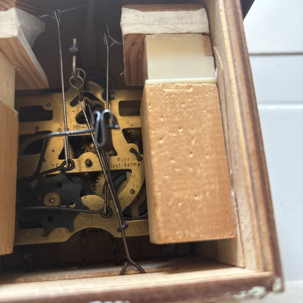 august schwer cuckoo clock - Decent Shape - Needs parts and Repairs
