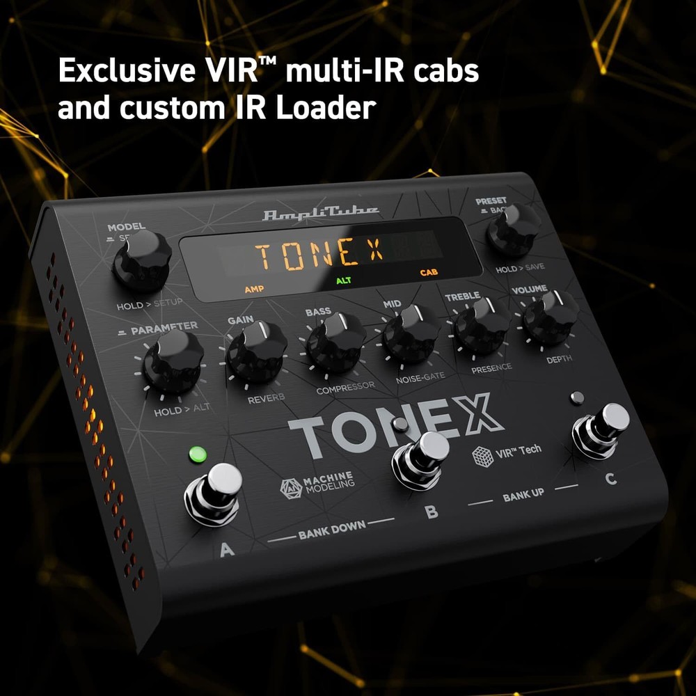 IK Multimedia TONEX Pedal AI Machine Learning Multi Effects Pedal