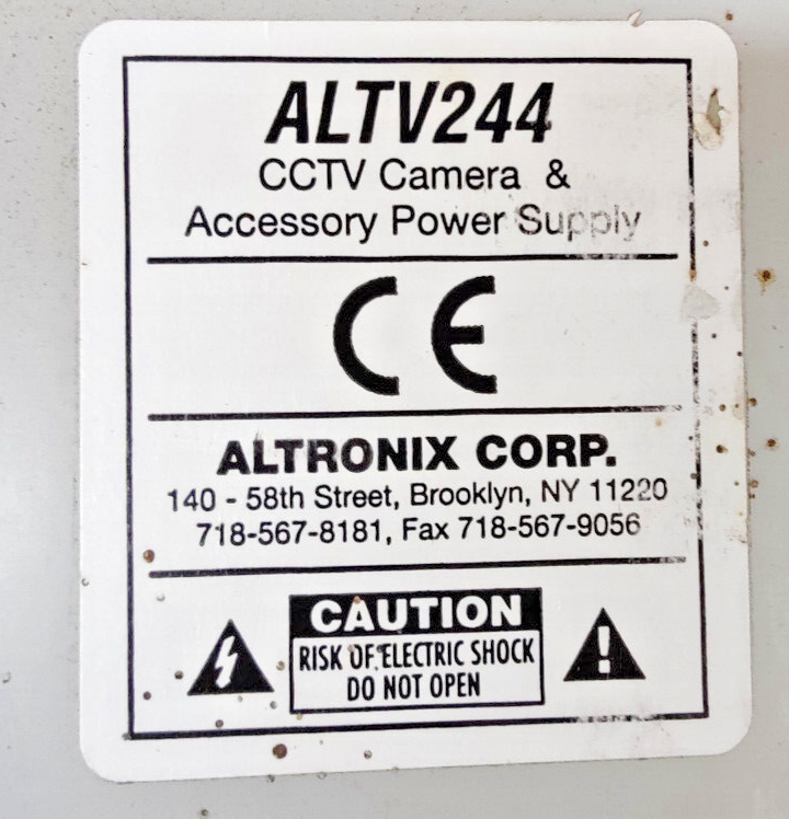 Altronix, ALTV244, CCTV Camera & Accessory Power Supply