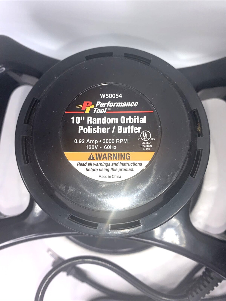 Performance Tool W50054 10 Inch Random Orbital Buffer PT100