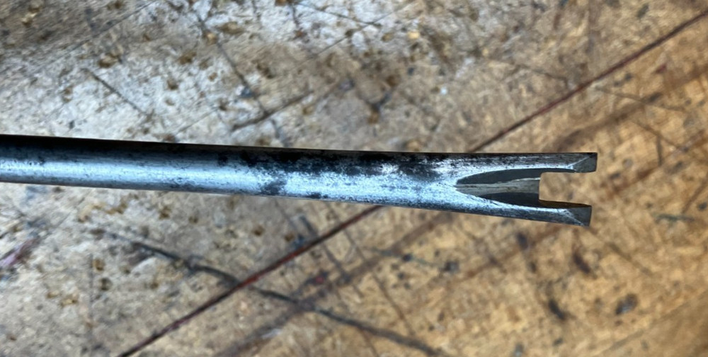 Long Vintage Split Tip Screwdriver Rosewood Handle