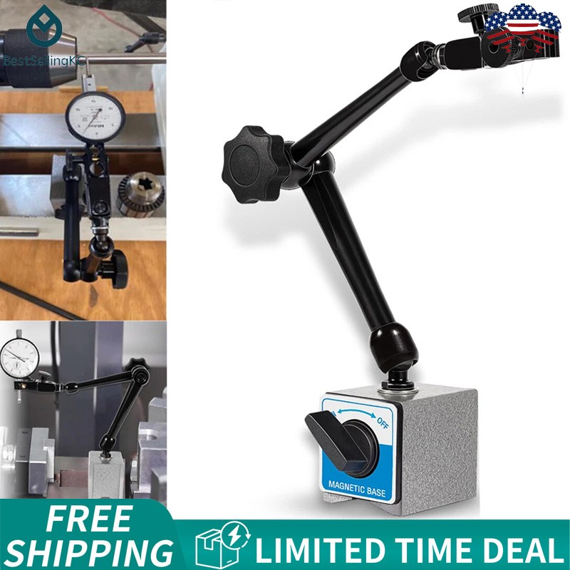 H-295 For Noga Dial Gage Test Indicator Holder Magnetic Base 176lb DG61003