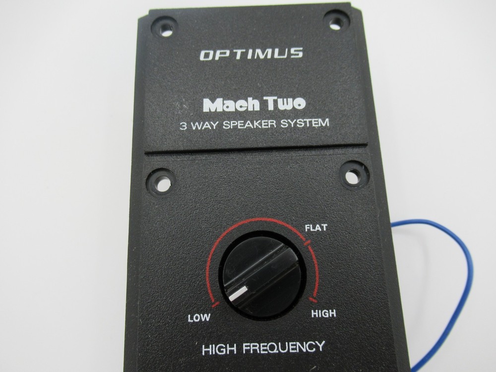 Optimus Mach 2 Front panel tweeter/ midrange Control "Look"