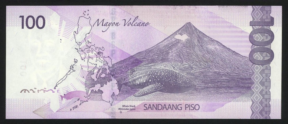 2019 H NEW GEN 100 Pesos SINGLE PREFIX SOLID NO. C222222 Philippine Banknote