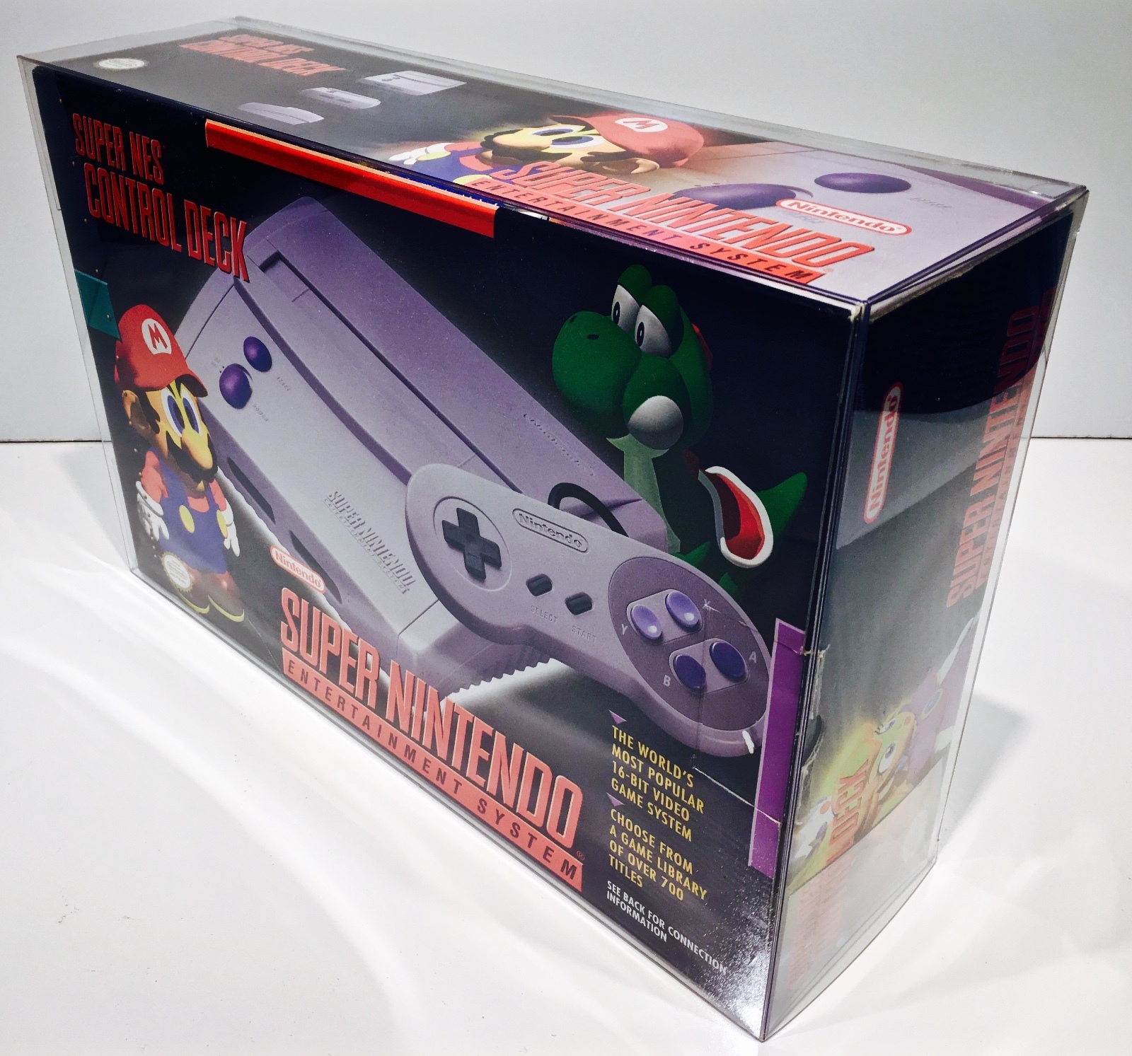 1 Console Box Protector For ORIGINAL SNES JR NOT CLASSIC! Super Nintendo