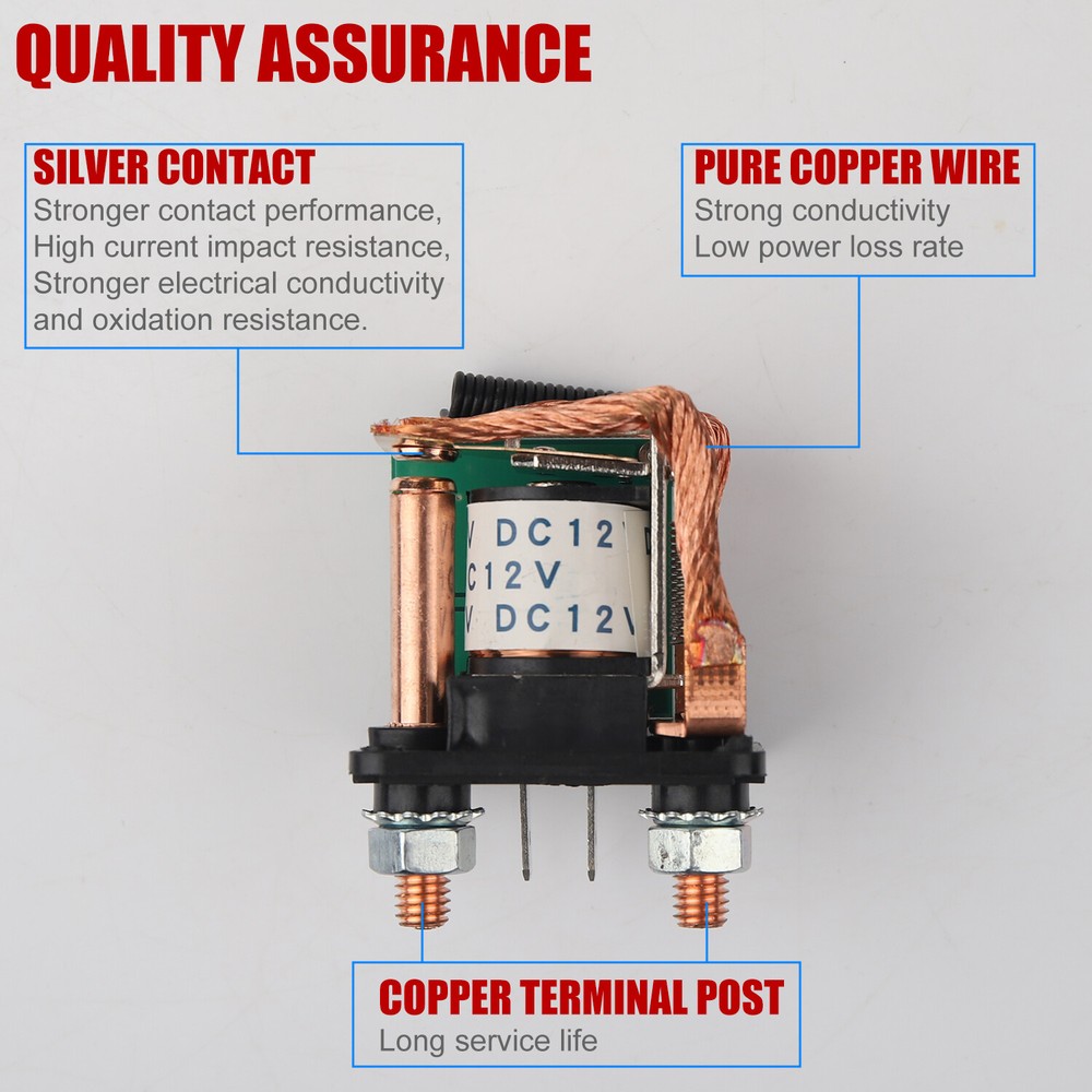 Car Battery Disconnect Switch Remote Control Power Kill Master Isolator Cut Off