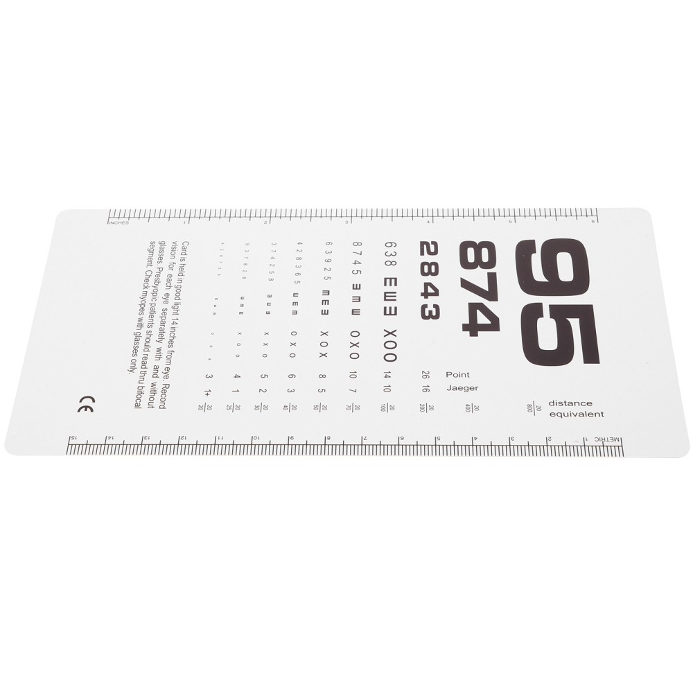 Vision Test Equipment Poster Optician Tools Visual Acuity
