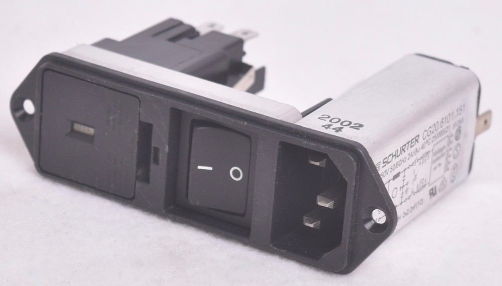 Schurter 2-Pole Fuse Drawer for Power Entry Module CG20.6101.151