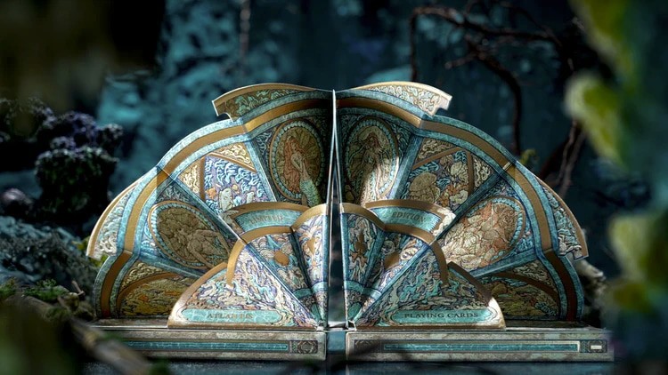 Atlantis Standard Playing Cards by ARK Playing Cards