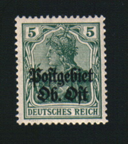 37219   Lithuania German Occupation Stamp Scott #1N3 Overprint Mint Hinged