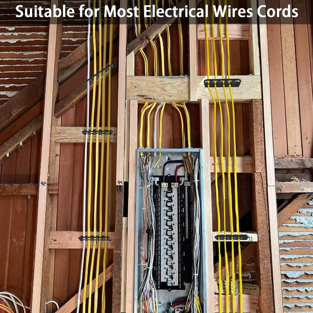 20Pack Cable Chase-Wire Bracket,Cable Support Wire Bracket Holder for NMB Ele...