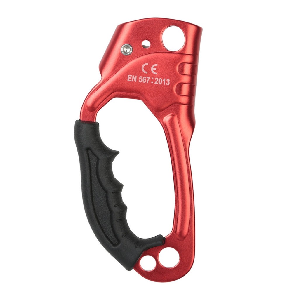 Red Right Hand Ascender Rock Climbing Tree Arborist Rappelling Supporting 308Ib,