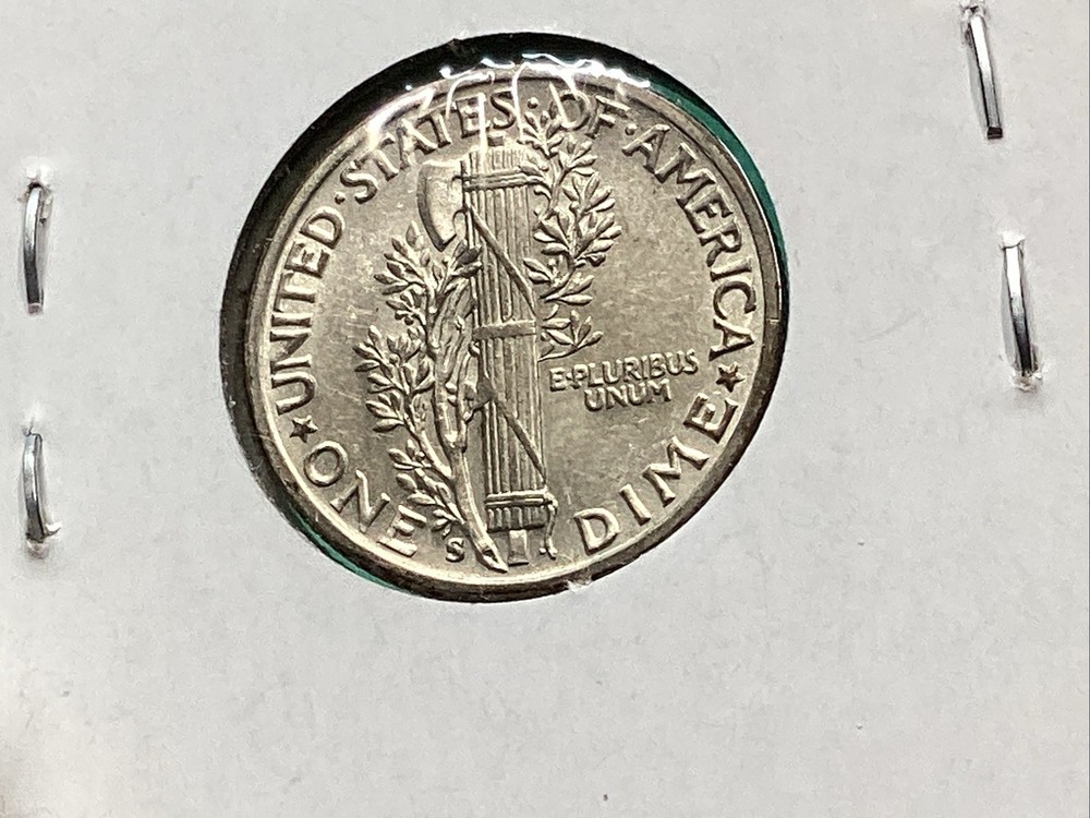 1942 S MERCURY DIME UNCIRCULATED