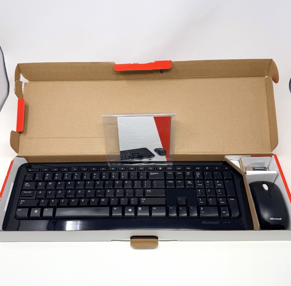 Microsoft Wireless 800 Desktop Keyboard & Mouse Bundle (USB Dongle) 2LF-00001