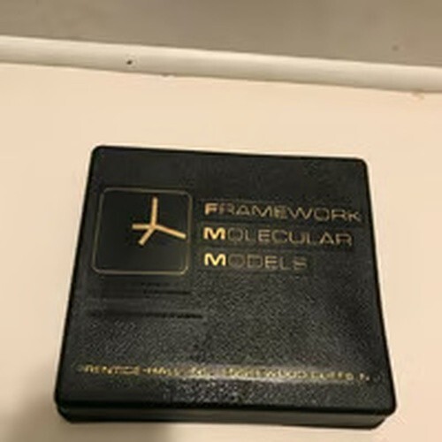 Vintage 1965 Prentice-Hall FRAMEWORK MOLECULAR MODELS Kit Educational Science