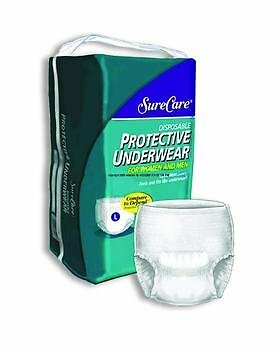 Sure Care Protective Underwear Medium 34'' - 46'' - 80 Count