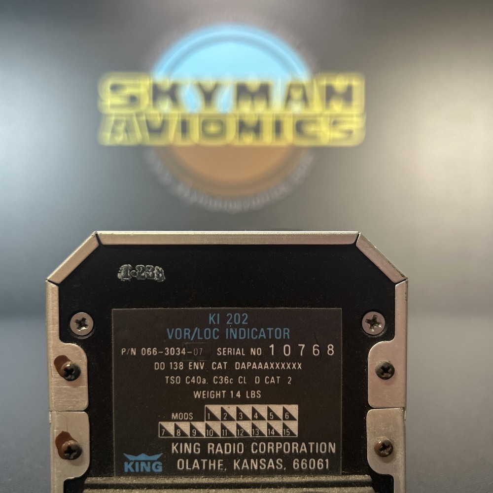 King KI 202 VOR/LOC Indicator - Unknown Condition