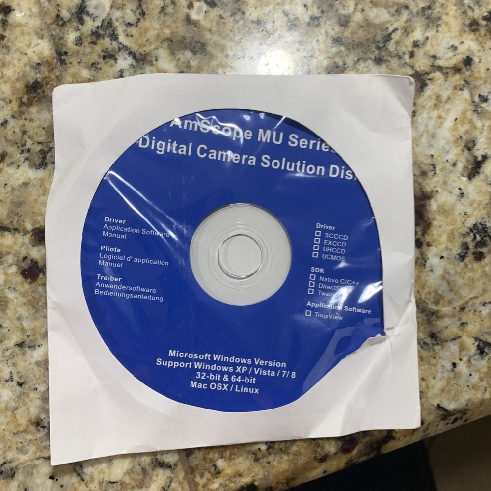 AmScope Microscope Eyepiece Camera MD130 And Charging Cord