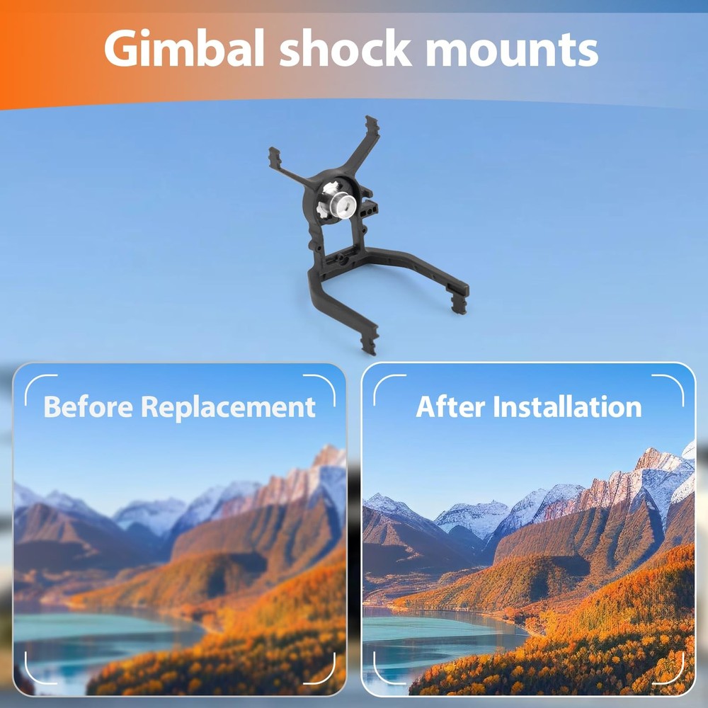 Replacement for DJI MiNi 2 Gimbal Camera Shock Absorber Bracket with Shock...