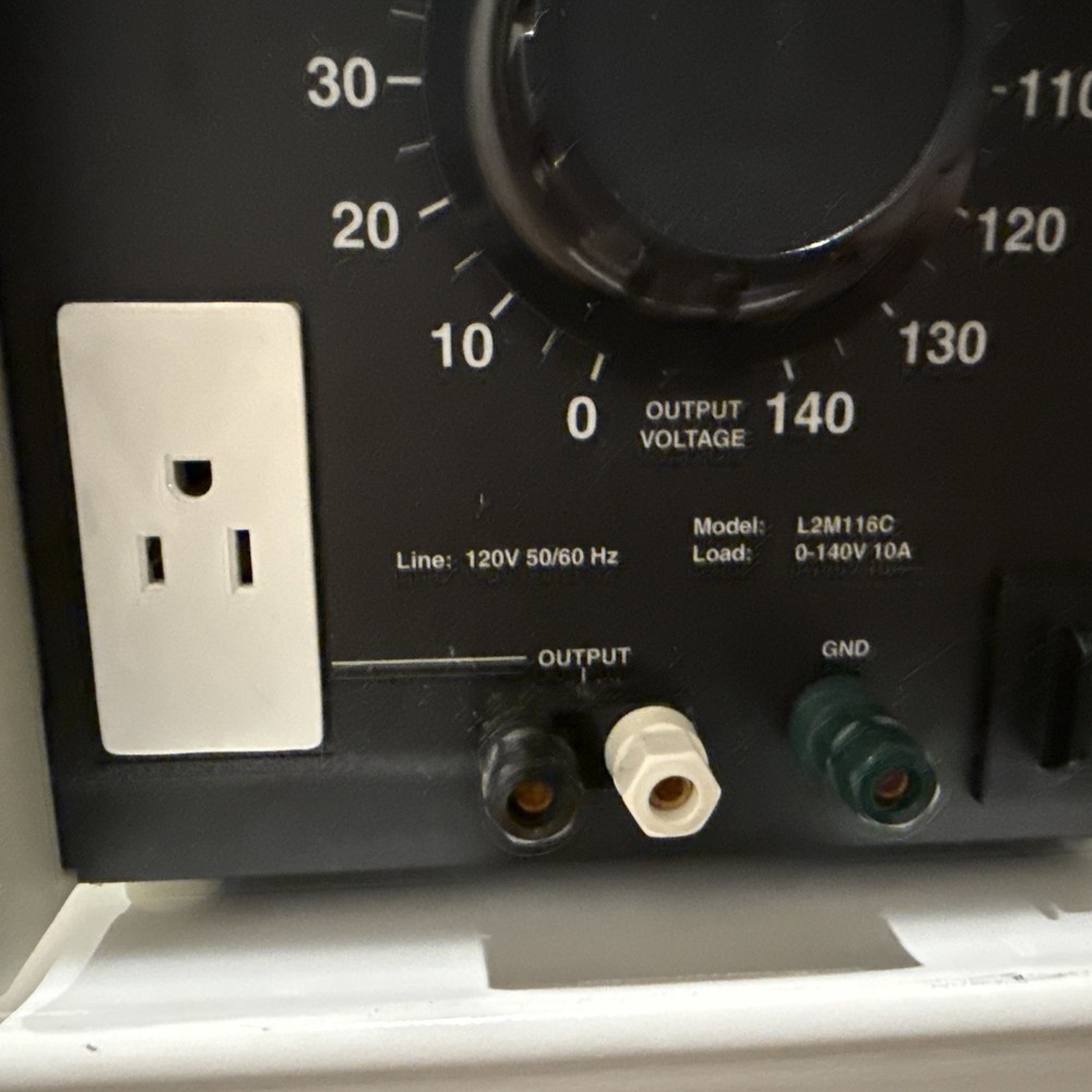 Powerstat L2M116C Variable Used Very Nice Autotransformer Works Good