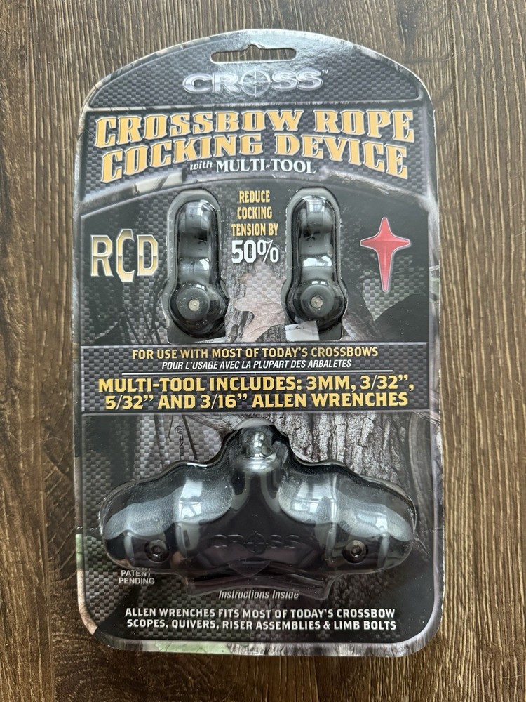 Barnett Cross Crossbow Rope Cocking Device with Multi-Tool New