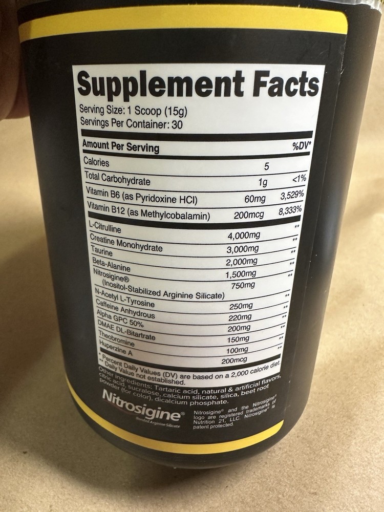 Primaforce Pre-Workout Complex Powder (30 Servings) - Watermelon Candy Flavor