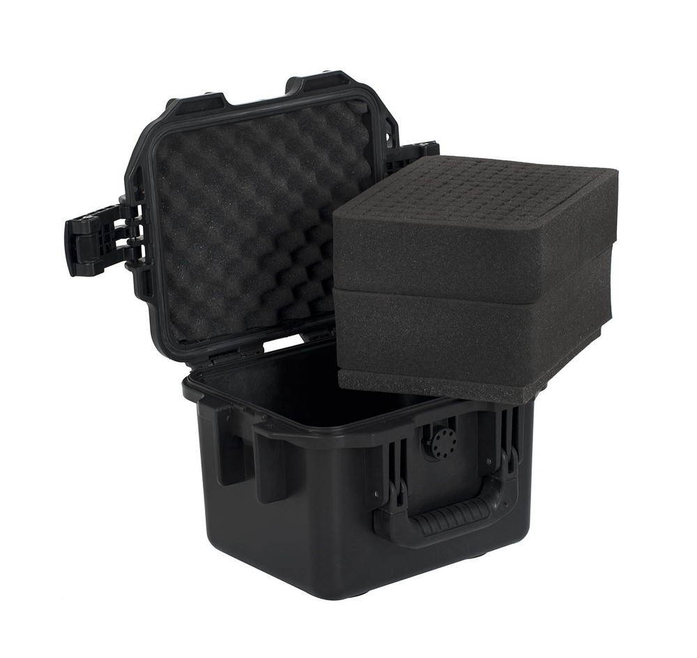 Premium Waterproof Hard Compact Camera Case with customizable fit foam,Full P...