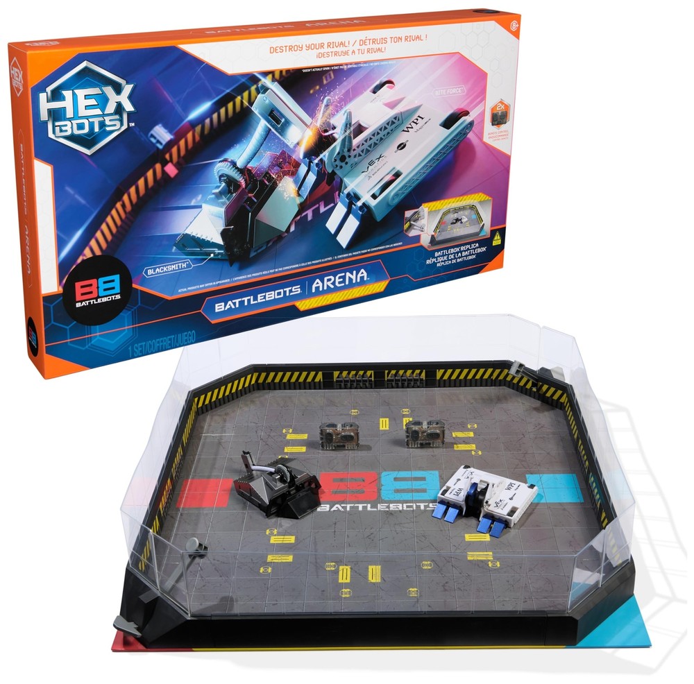 BattleBots Arena Bite Force & Blacksmith, Remote Control Robot Toys for Kids ...