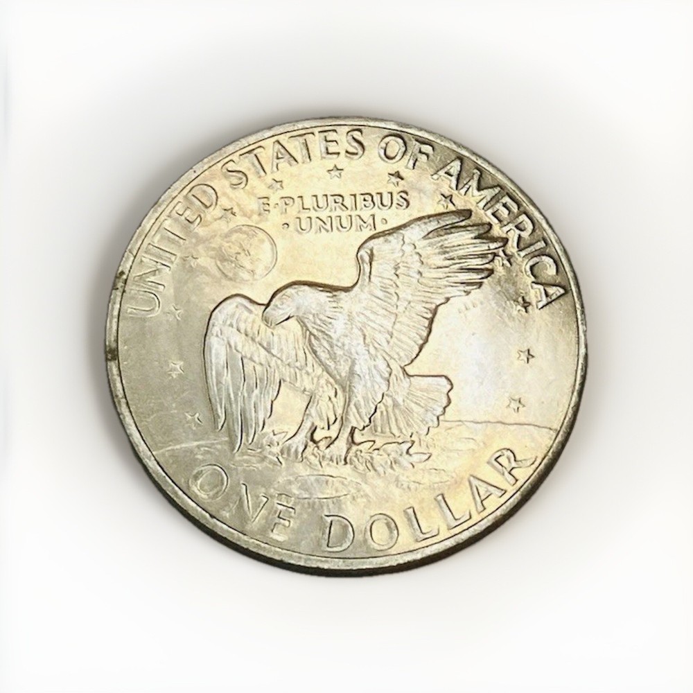 1972-P Eisenhower Silver Dollar Type 1 Dwight D Ike Dollar Coin