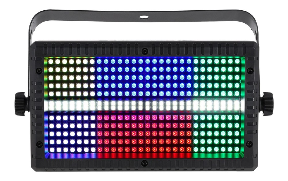 (2) Rockville STAGE PANEL 336 DJ Visual Effect Lights w/DMX/Strobe/Wash/Matrix