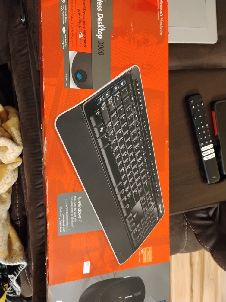 Microsoft Wireless Desktop 3000 Keyboard Only Bluetrack Technology - Arabic