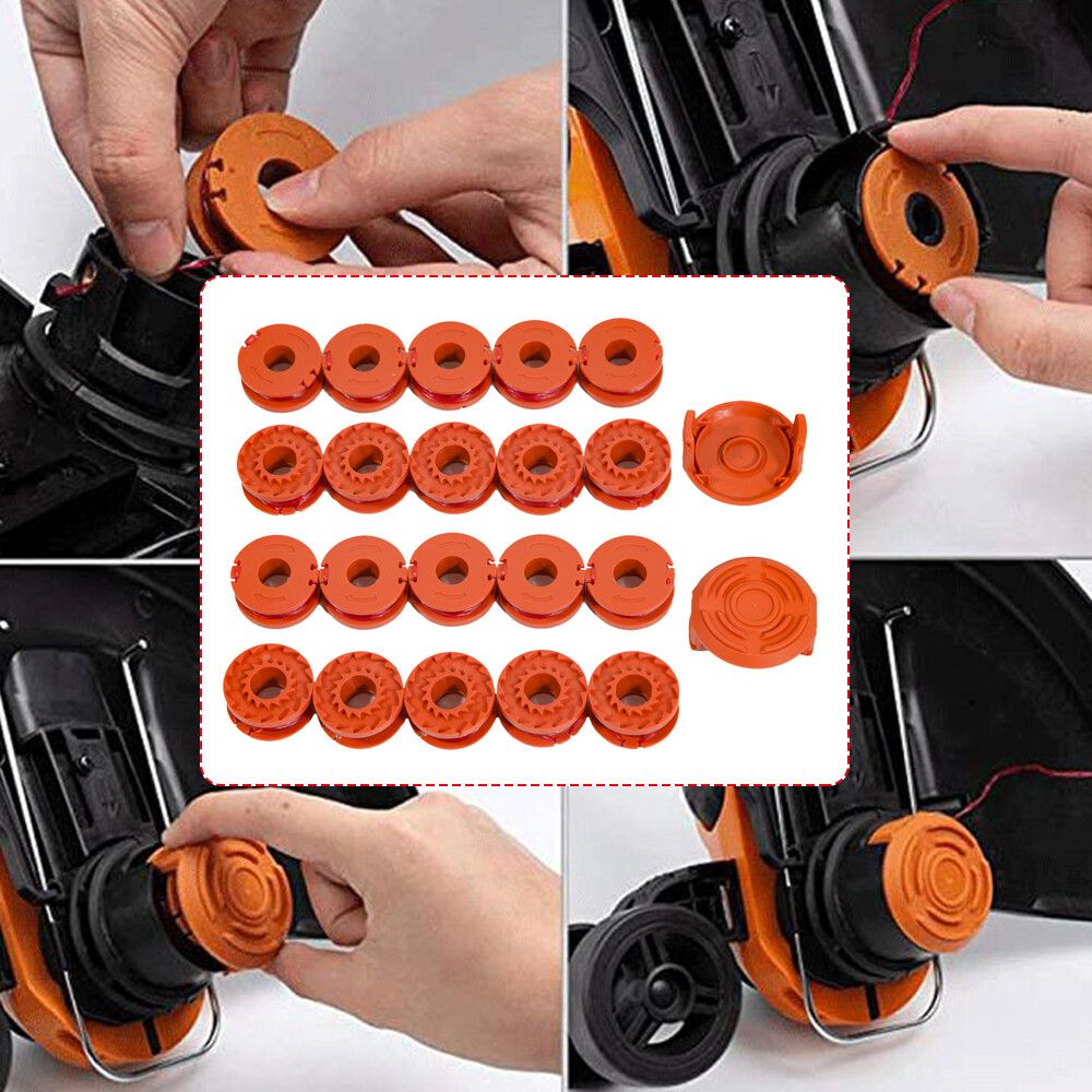20Pack For WA0010 Replacement Spool Line For Grass Trimmer Edger 10ft Cap Cover