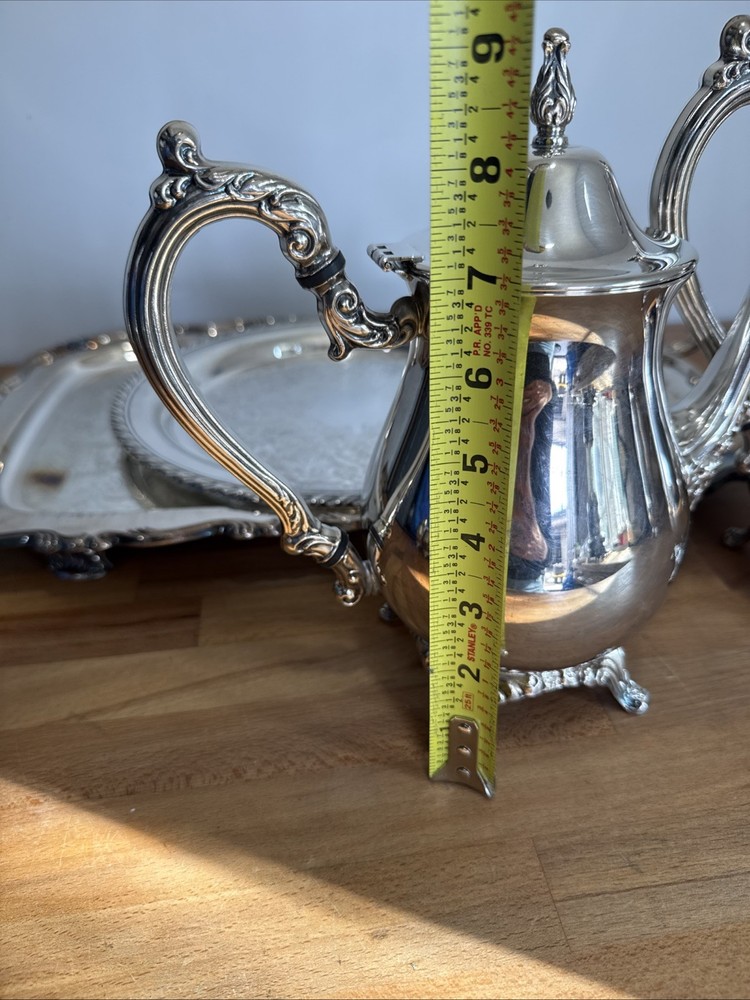 ONEIDA SILVERPLATE COFFEE TEA SET USA 9 PIECES