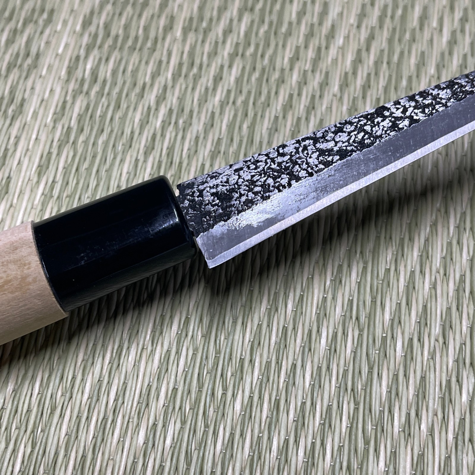 Hidekane-Kiridashi Knife Kogatana / Yasugi Steel NOMI Sculpture Japanese Sword
