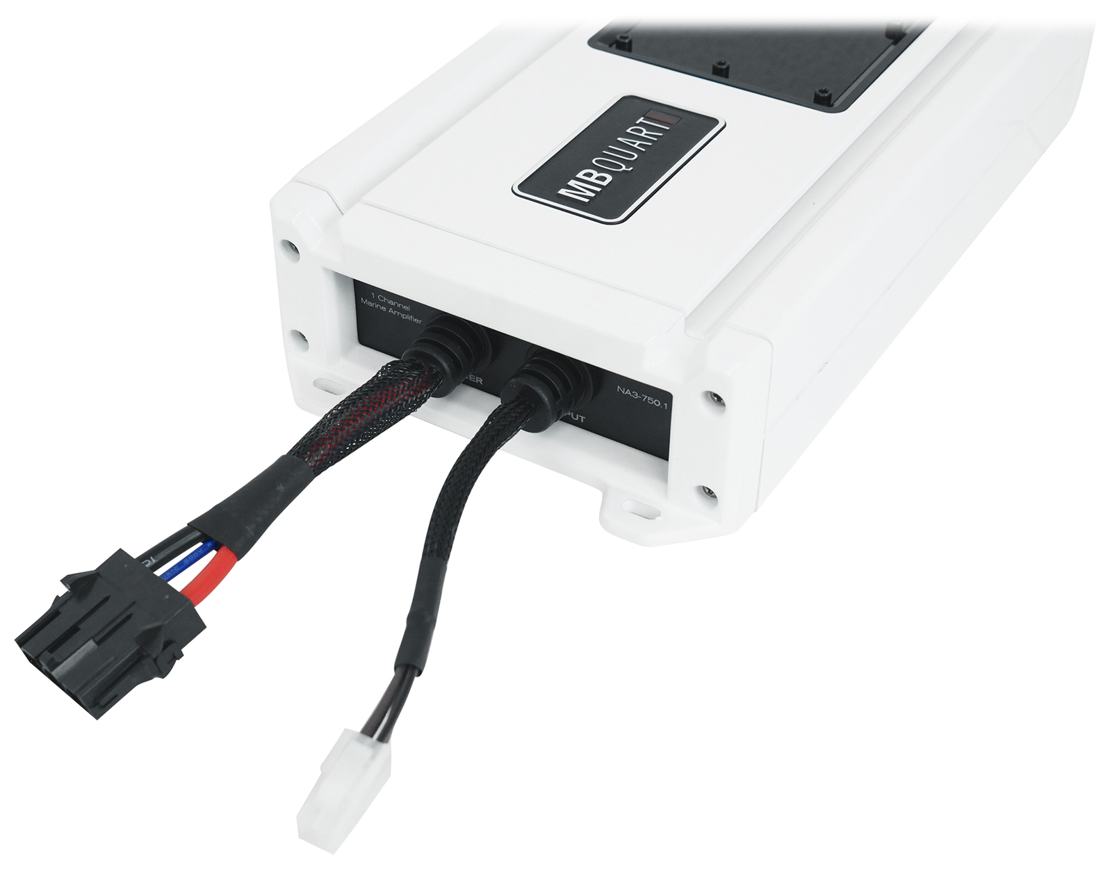 MB Quart NA3-750.1 750 Watt Mono Marine Amplifier Class D Boat Amp+Bass Remote