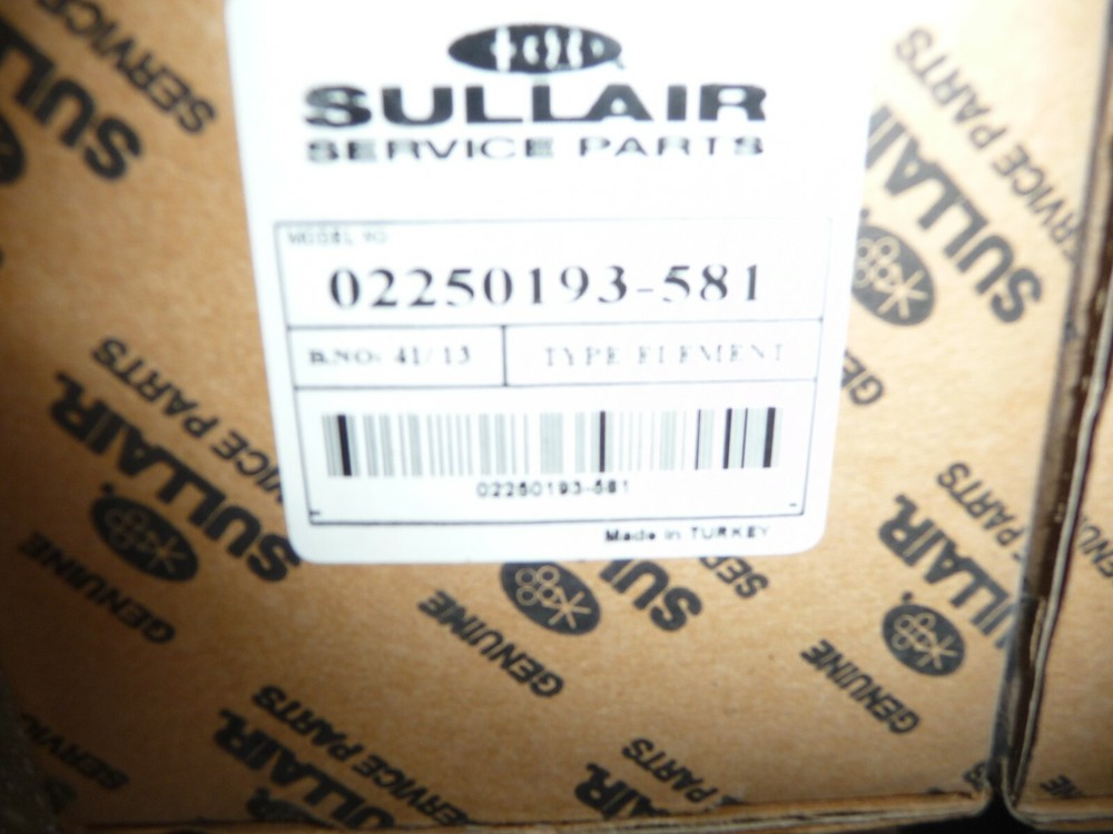 SULLAIR 02250193-581 Filter Element with O-Ring