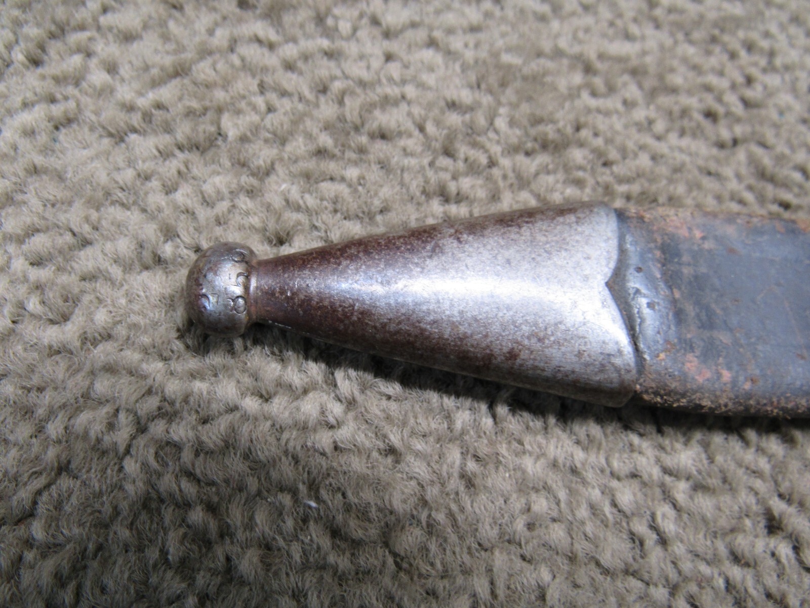 Danish M1889 Krag Jorgensen Bayonet w/ Scabbard Dated 1891 WK & C Mfg