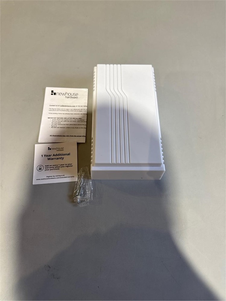 Newhouse Lighting White Plastic Wired Door Chime