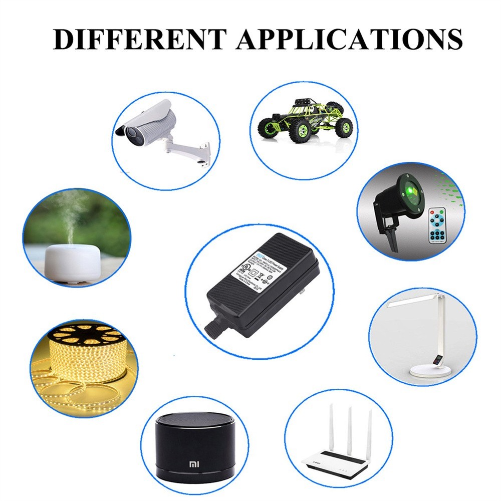 12V 18W Class 2 Power Supply LED Transformer Replacement Yard Inflatable Adapter