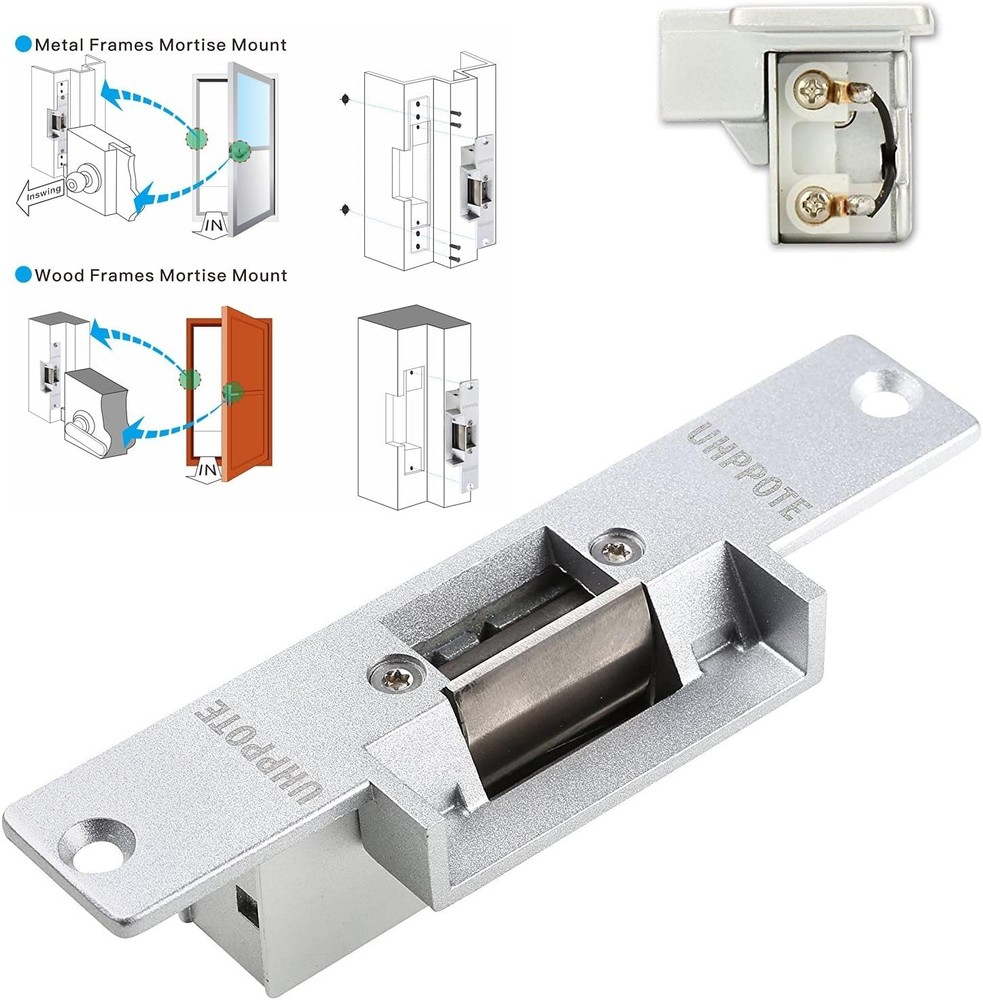 Electric Strike Door Lock Fail-Secure for Access Control System Deadlatches o...
