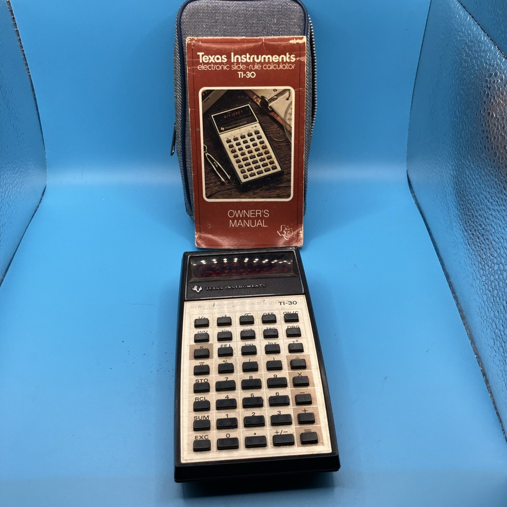 Texas Instruments TI-30 Vintage Electronic Calculator